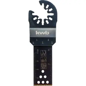 Plunge-cut sawblade EINHELL kwb Universal – 22 mm width, 48 mm depth, for aluminium/copper/GRP/plastic/metal/wood