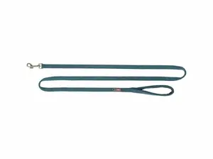Dog leash Trixie Premium M/L 1.8 m blue — nylon tape leash