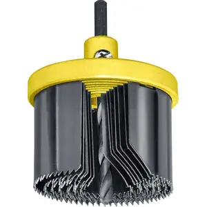 Urbjgriežu komplekts EINHELL kwb 599100 priekš urbja, 7 gab., Ø 63 mm, koks un plastmasa