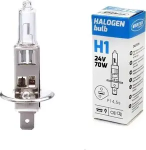 Halogen Bulb H1 Amio 24V 70W — single-beam automotive lamp