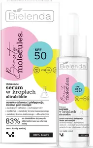 Aizsargājošs ultral viegls serums pilienu veidā SPF50 Bielenda Beauty Molecules, 30 ml — visiem ādas tipiem