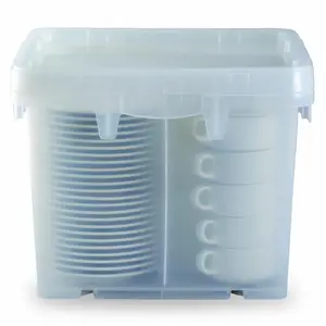 Storage Box for Dishes Tomgast PL60T-50BOX, plastic polypropylene, 40x40x31 cm, 32 L, stackable