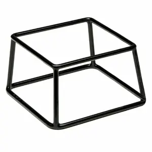 Tomgast stainless steel buffet dish stand PL60V-351, black, 18×15×10 cm