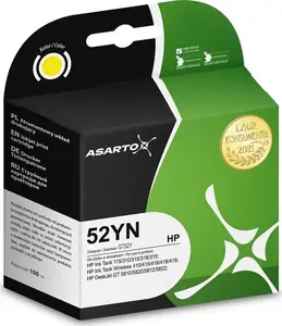Ink cartridge Asarto for HP 52YN M0H56AE 100 ml yellow