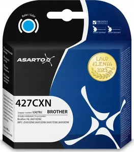Картридж Asarto для Brother 427CXN LC427XLC cyan — до 5000 страниц