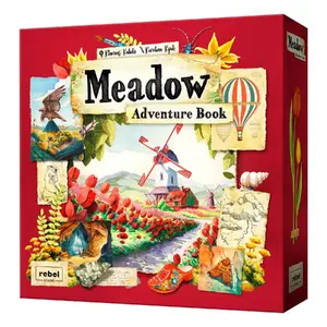 Board game Rebel Meadow: Adventure Book — campaign-style cooperative game, recommended age 10+