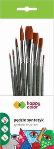 Набор художественных кистей Happy Color 8 шт. разные размеры (модель 347749)