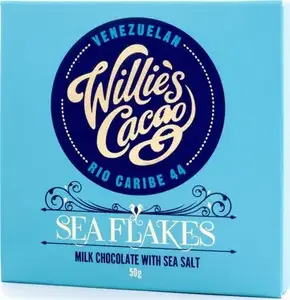 Šokolāde Willies Cacao Sea Flake 50 g ar jūras sāli