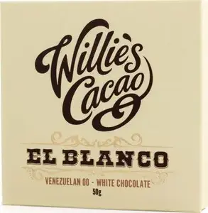 Šokolādes tāfelīte Willies Cacao El Blanco Venezuela 50 g — baltais šokolāde