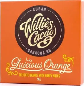 Šokolādes tāfelīte Willies Cacao Luscious Orange 65% kakao 50 g