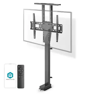 TV mount/stand Nedis TVSM5840BK for 37"–80" (94–203 cm), max load 60 kg, VESA 200×200–600×400, height 790–1840 mm, black