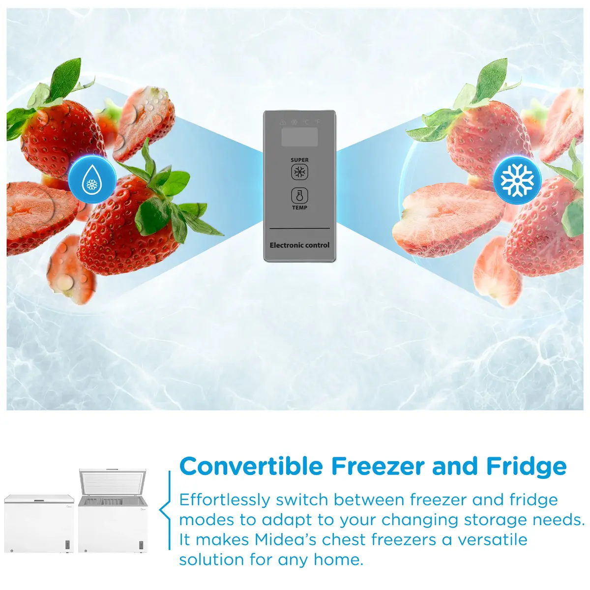 Ларь-морозильник Midea MDRC411FZE01 Photo 12