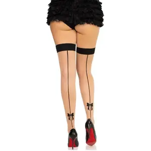 Leg Avenue Spandex Backseam Stockings Black, One Size