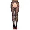 Leg Avenue 1967 Bloom Net пояс-чулки, чёрные Photo 2