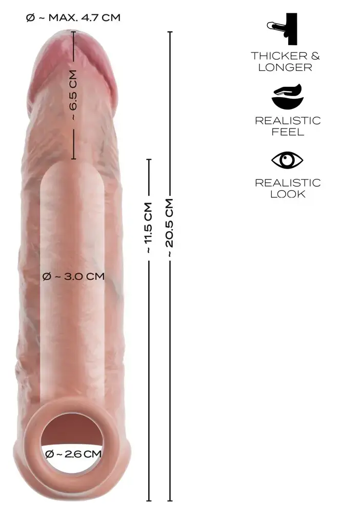 Realistixxx Extension Sleeve силиконовая насадка Photo 12