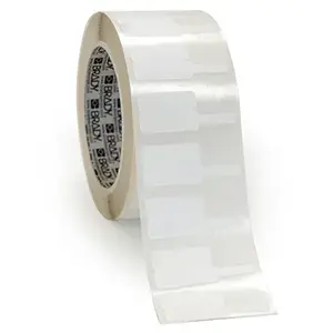 Self-adhesive printer labels Brady B33FT-01-425 — White polypropylene, 3 cm × 1 cm, 1000 pcs