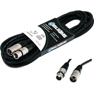 XLR cable Mozos 6 m — XLR to XLR, silver