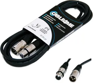 Microphone signal cable ACCU-CABLE 3 m XLR male to XLR female