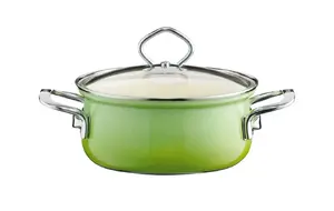 Saucepan RIESS 0655-036, Steel, 1 L, Ø16 cm, Height 140 mm, Green