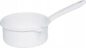 Ковш RIESS Rondel 0,5 л 12 см Classic белая эмаль