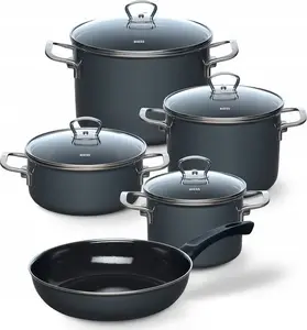 Cookware set RIESS RIESS 5-piece Dark Grey