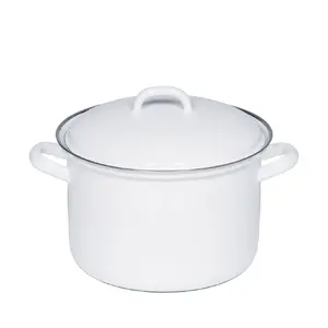 Saucepan RIESS 0124-033 — Steel 3.5 L, Ø 20 cm, Height 182 mm, White