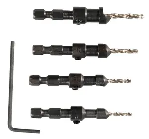 Drill bit set Makita D-73455 — 4 pieces, compatible with standard power drills