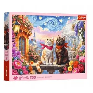 Пазл TREFL PUZZLE 500 Zakochane mruczki 37553 — 500 элементов, картон