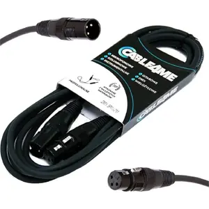 Кабель DMX/AES-EBU XLR 3-pin 3 м, 110 Ω – power color