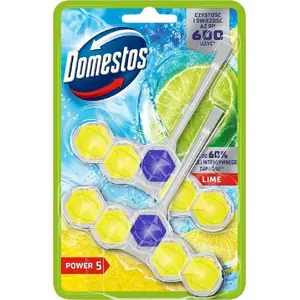 Подвеска для унитаза Domestos Power 5 50 г Лайм — средство для чистки унитаза