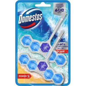 Блок для унитаза Domestos Power 5 50 г Ocean — набор из 2 штук