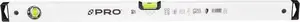 Spirit level PRO model 100-AB-100 — 100 cm length, 2% slope indicator, horizontal and vertical vials