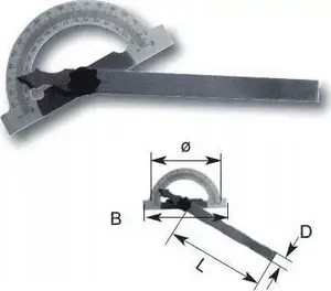 Angle Gauge INSIZE 150 x 200 mm model 214.152