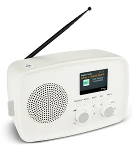 Personal radio MEDION MD89288 — DAB+ / FM, 5 W RMS, TFT 2.4" (6.1 cm), white, AC 100–240V