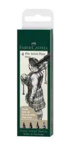 Фломастер Faber-Castell 167153 — толстый наконечник, черный, 1 шт.