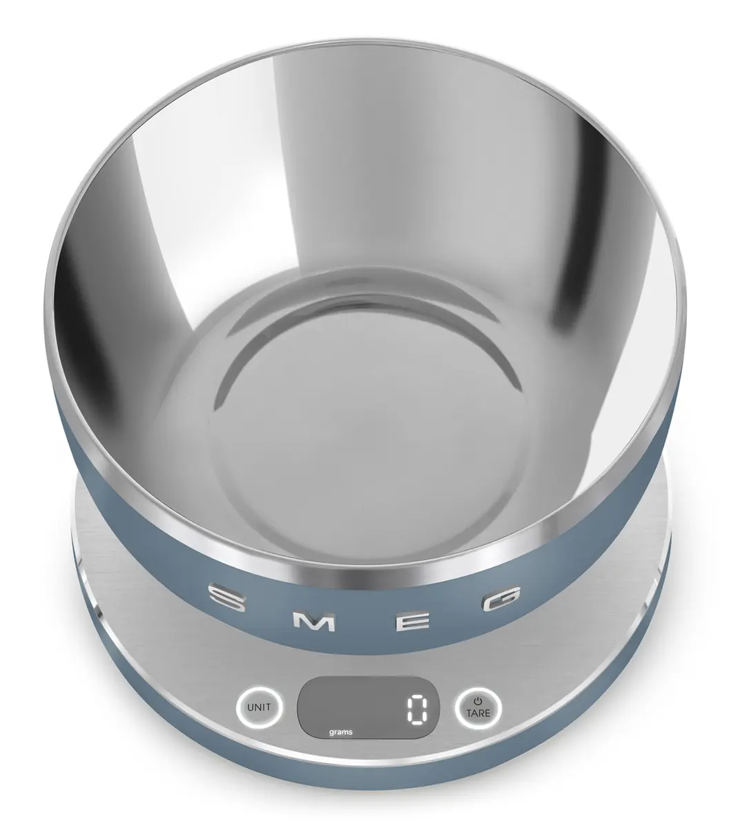 Smeg KSC01SBMWW Electronic Kitchen Scale - Blue Photo 5