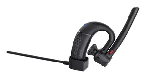 Austiņas Yealink BH71 Lite — vadu un Bluetooth savienojums, 100–20000 Hz, darbības rādiuss 40 m, 18 g, melnas
