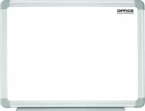 Magnetic dry-erase whiteboard OFFICE PRODUCTS 240×120 cm, lacquered surface, aluminum frame