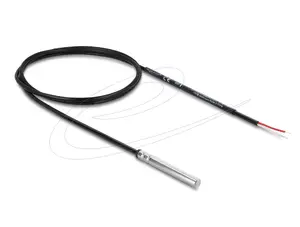 Sensor/actuator cable DELOCK 91406, 1 m, male connector, black