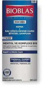 Шампунь Viorica BIOBLAS Thermal Expert Men — против выпадения волос, 360 мл