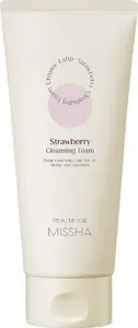 Пенка для умывания Missha Creamy Latte Strawberry 172 мл — очищающая пенка для лица