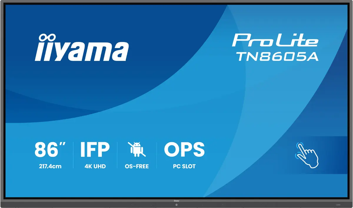 IIYAMA TN8605A-B1AG интерактивная 85.6" 4K панель Photo 2