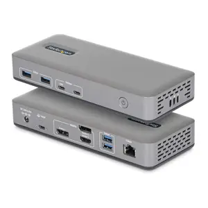 StarTech.com 199UE-USBC-DOCK USB-C Docking Station with Triple 4K Displays, 100W Power Delivery, 6 USB Ports, and Gigabit Ethernet
