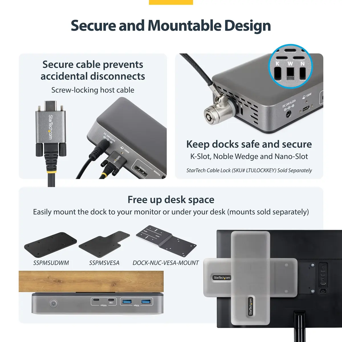 StarTech.com USB-C Triple 4K Docking Station 100W PD Photo 6
