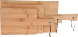 Cutting board set No name bamboo 45x19 cm, 3 pieces