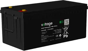 Battery voltage AGM Long Life 12V 200Ah VEL12-200 (service life 15 years)