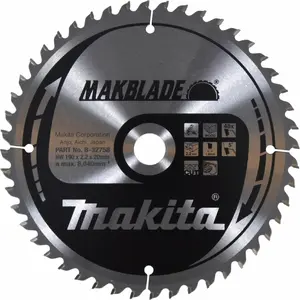 Пильный диск Makita MAKBlade 190 мм x 30 мм посадка x 48 зубьев для дерева