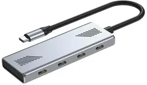 Хаб USB‑C 3.2 Gen 2 4 порта GEMBIRD UHB-CM-U310-C4-01