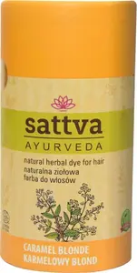 Краска для волос Sattva Natural Herbal Dye — Карамельный блонд, 150 г