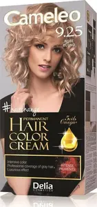 Pastāvīgās matu krāsa Delia Cameleo HCC Omega+ 9.25 Rozā blonds 1 iep.